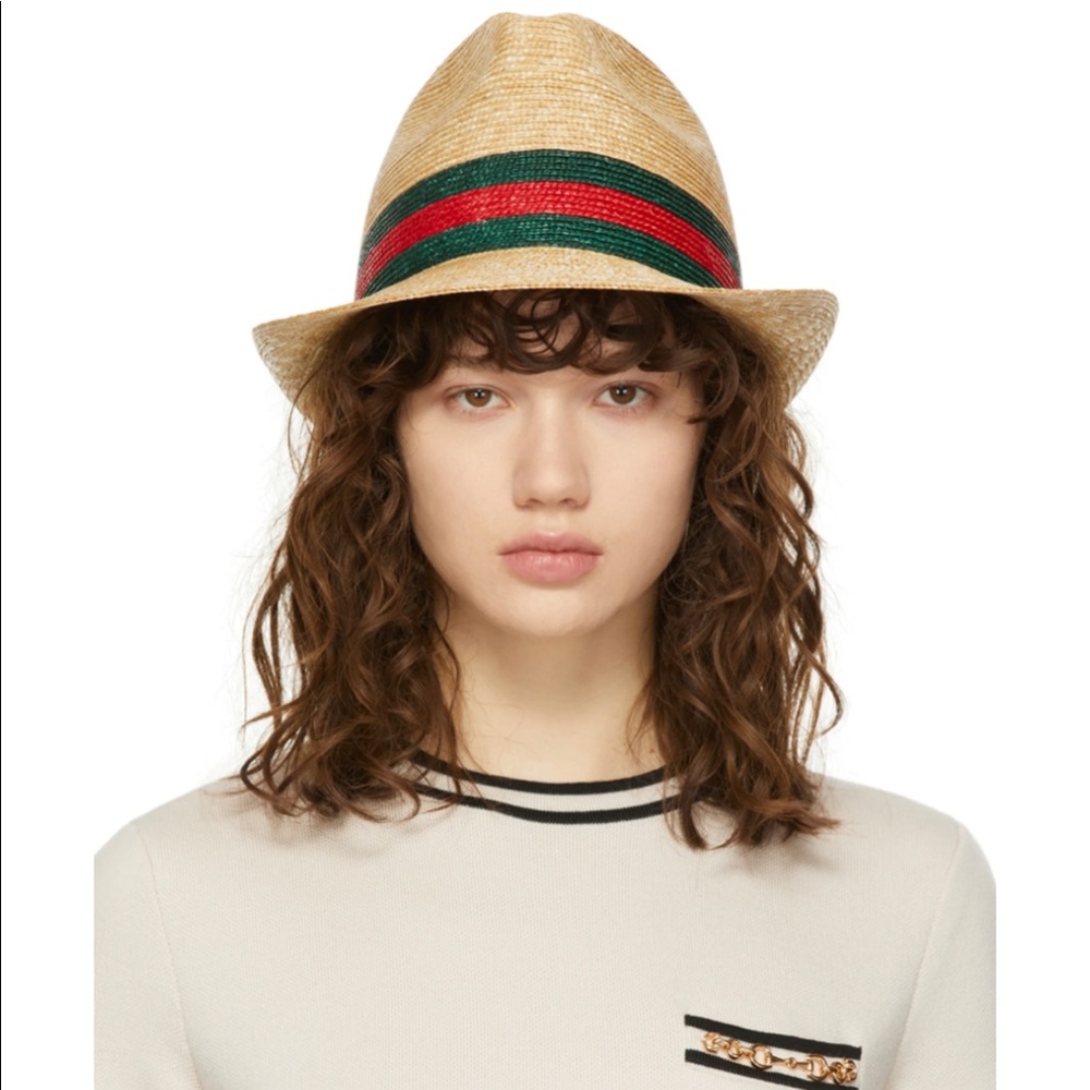 Gucci straw hat
